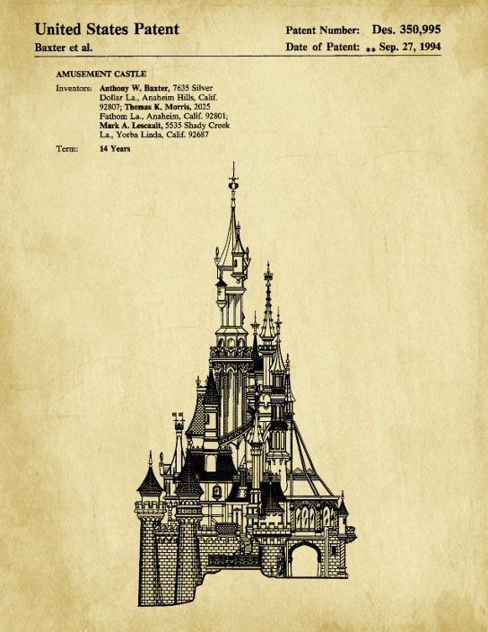vintage disney castle posters